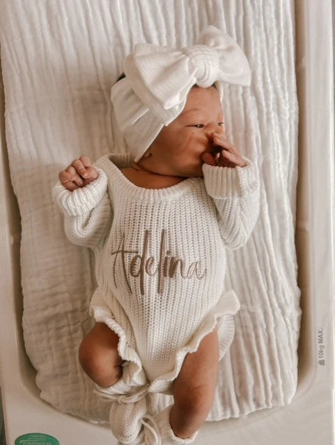 Cuff Newborn Lace Booties