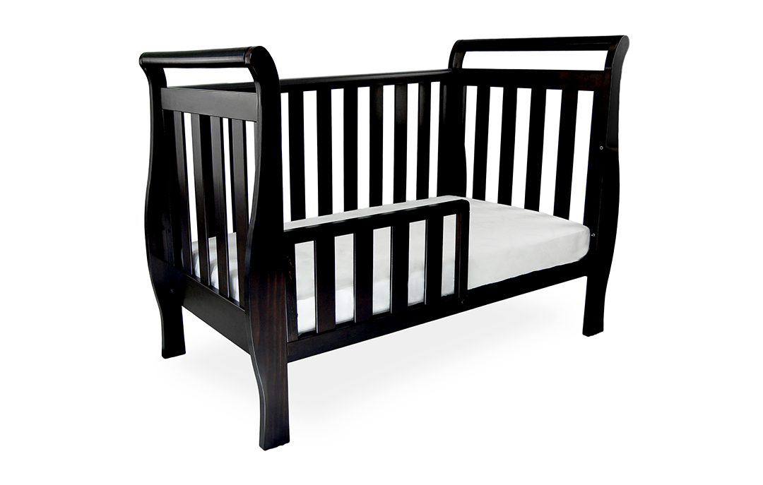 Babyhood Georgia Sleigh Cot Luxx - available to order