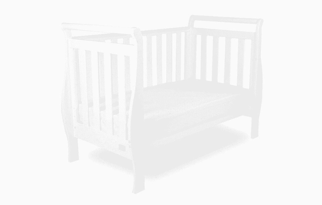 Babyhood Georgia Sleigh Cot Luxx - available to order