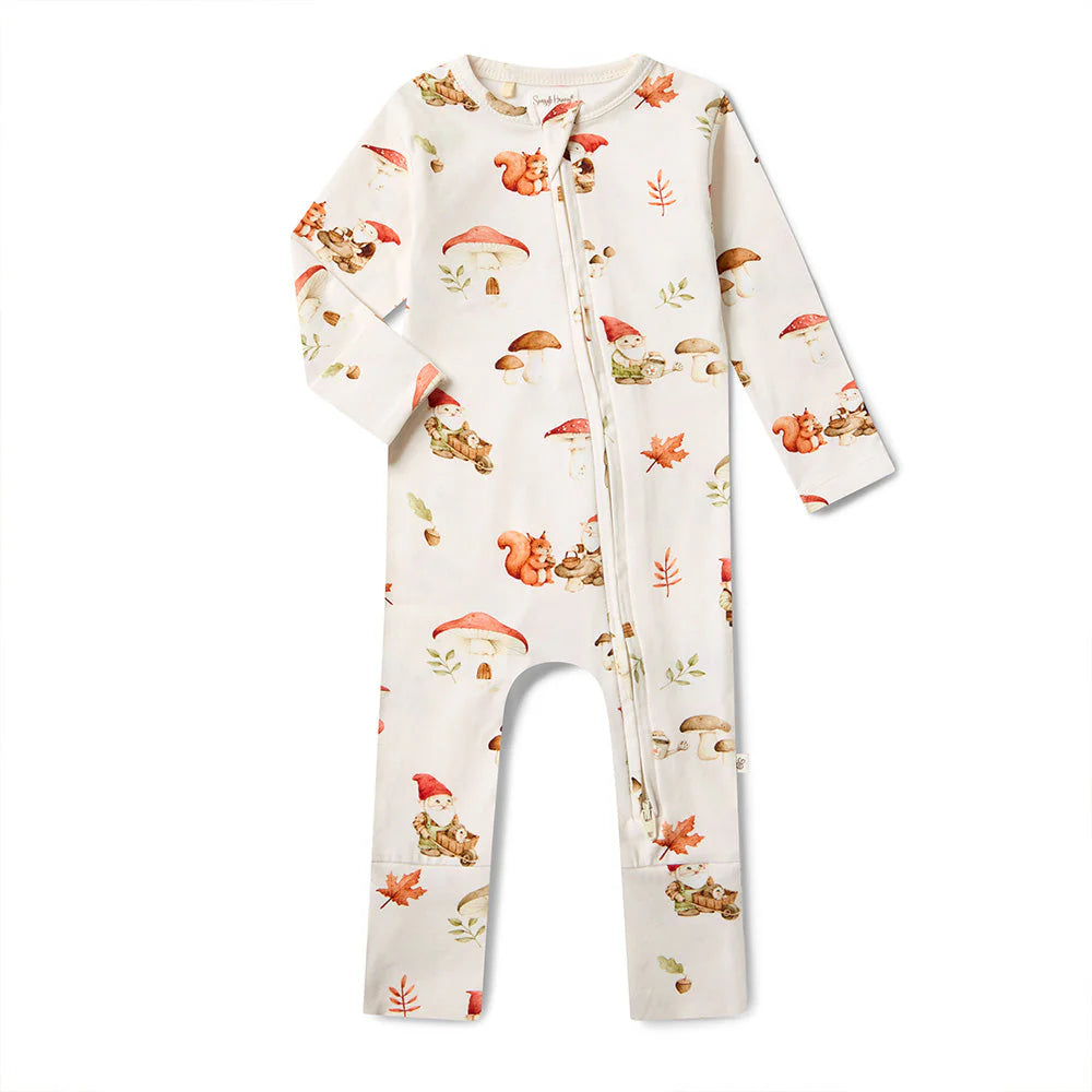 Gnomes Organic Snugglesuit Convertible Romper