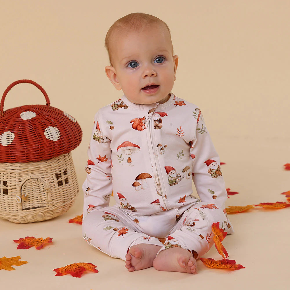 Gnomes Organic Snugglesuit Convertible Romper
