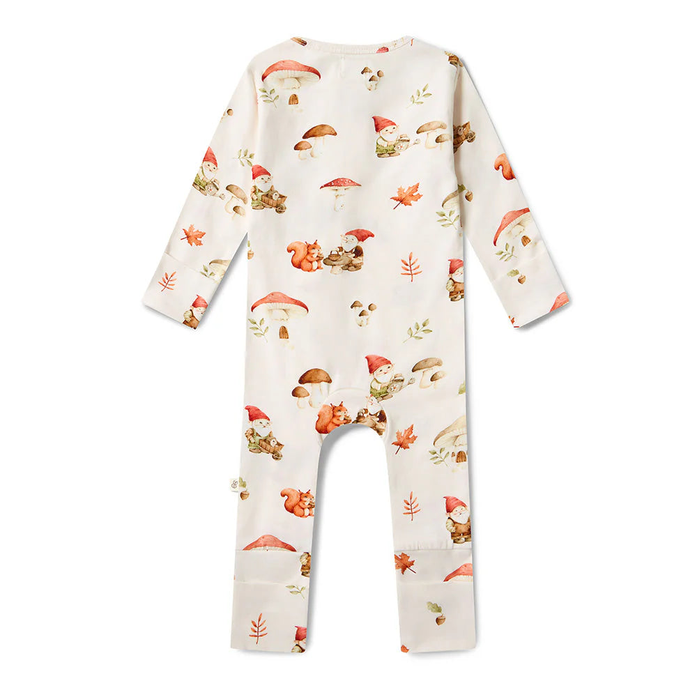 Gnomes Organic Snugglesuit Convertible Romper