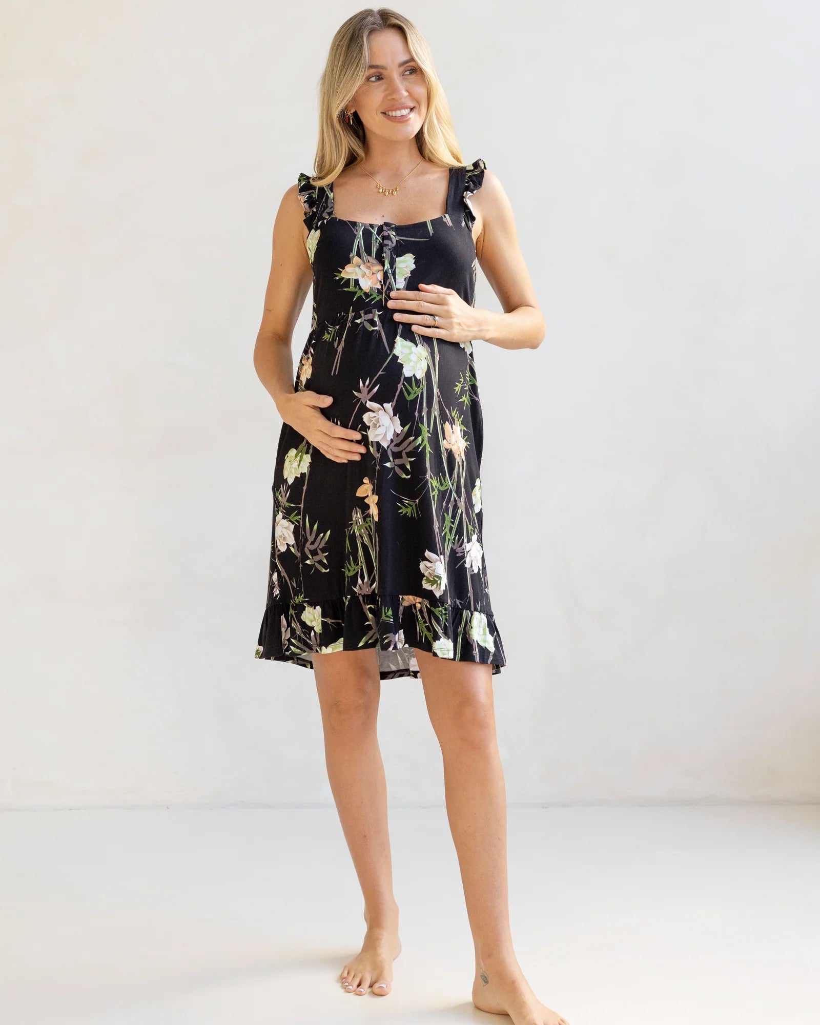 Grace Maternity Birthing Gown – Nursing & Epidural Friendly