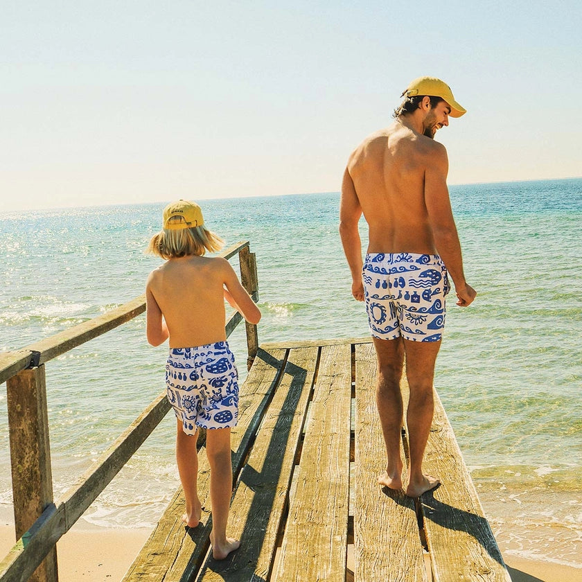 Greek Yoghurt Men’s Swim Shorts White