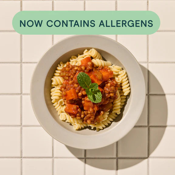 Beef Bolognese and Lentil Pasta
