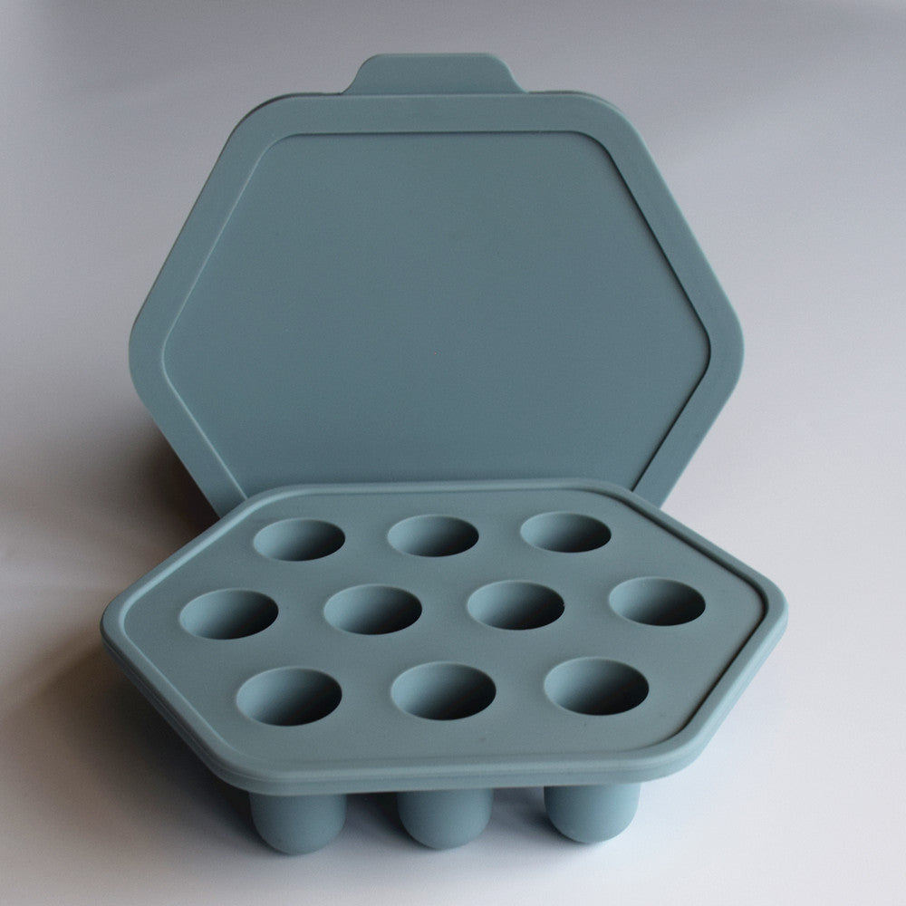 Silicone Breast Milk Freezer Tray + Matching Feeder