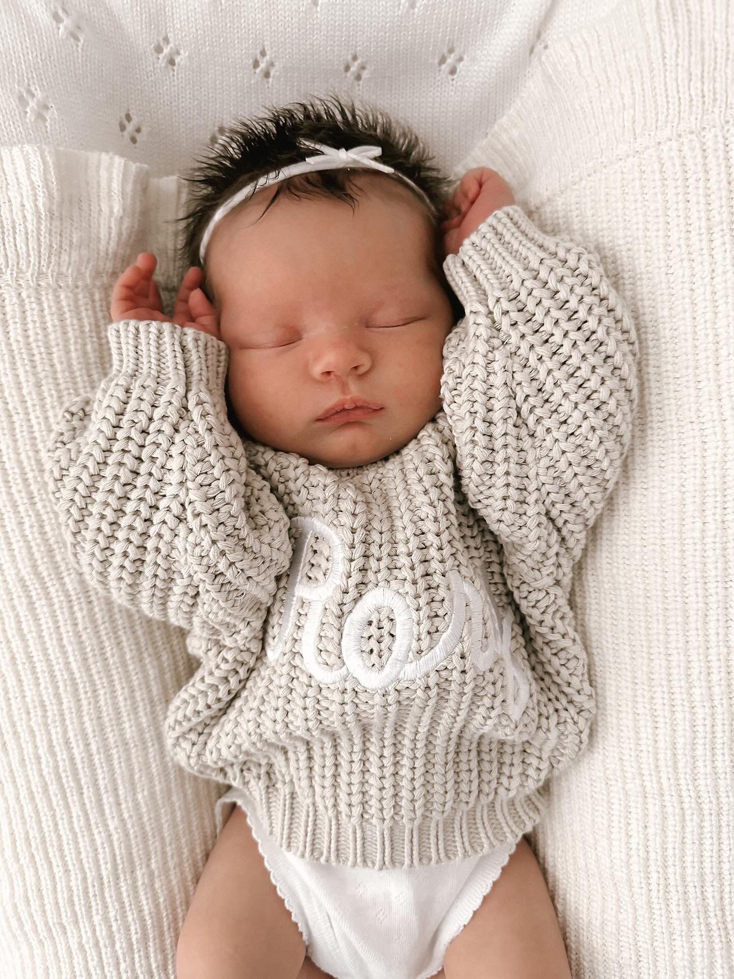 Chunky Knit Jumper Sea