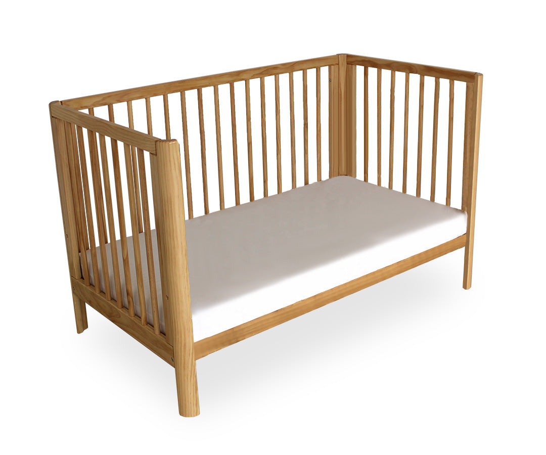 Babyhood Dune Cot – Natural or White - available to order