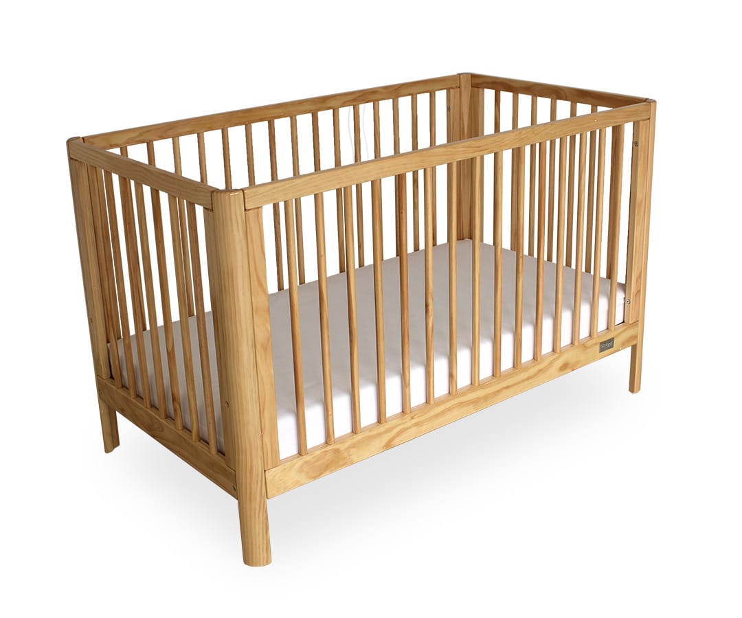Babyhood Dune Cot – Natural or White - available to order