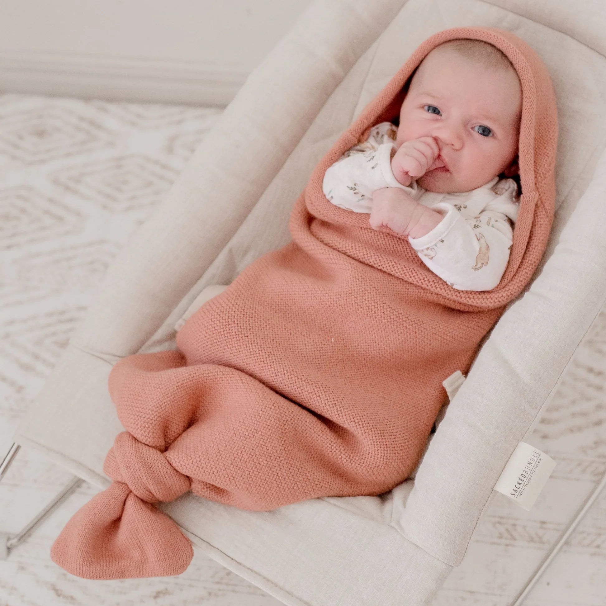 Merino Wool Newborn Cocoon Baby Wrap