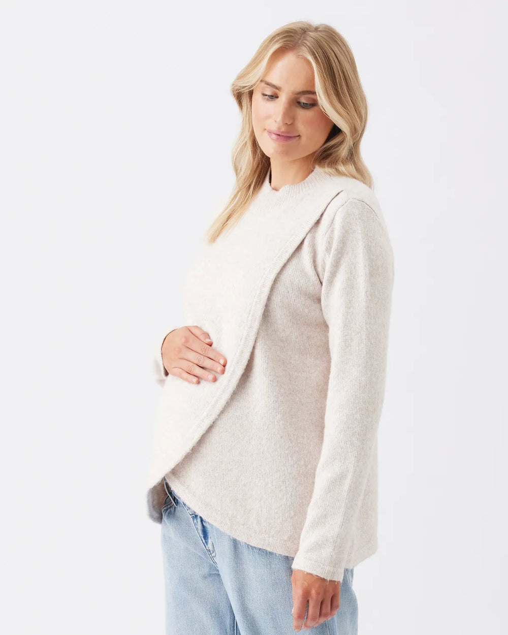 Ripe Maternity Addison Nursing Knit Mink