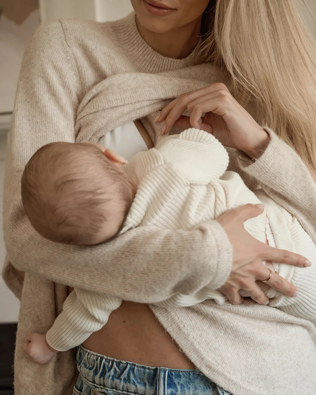 Ripe Maternity Addison Nursing Knit Mink
