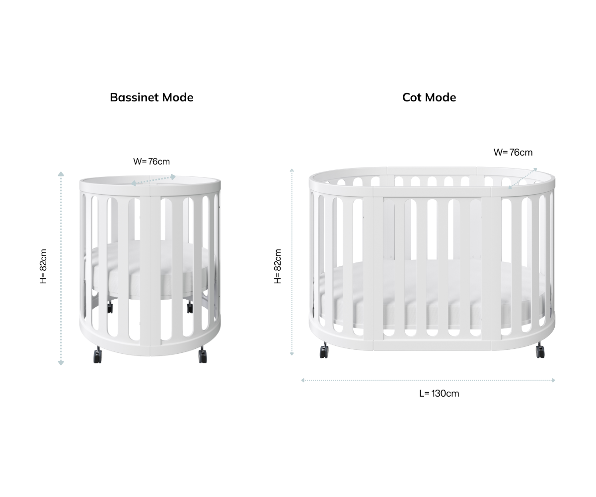 Babyhood Kaylula Sova Clear or Classic Cot Package