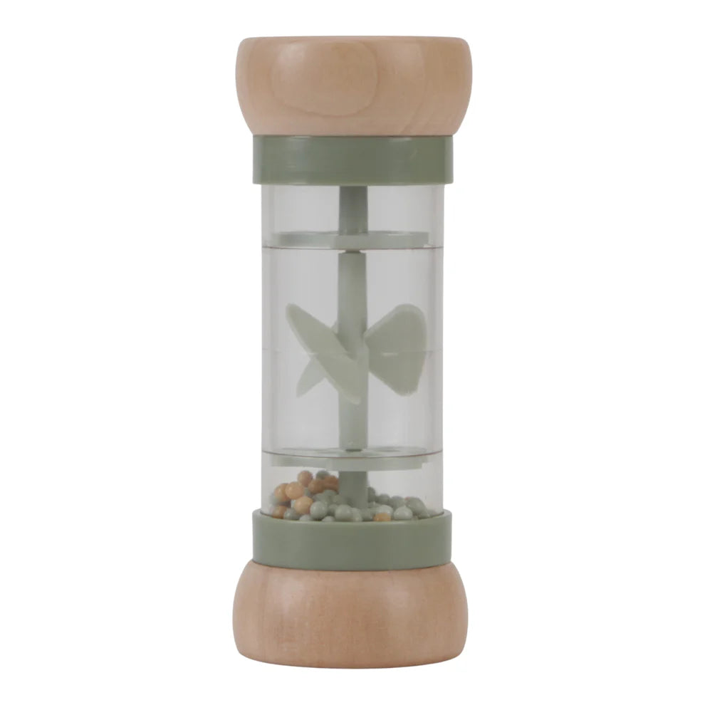 Wooden Rain Rattle Little Farm