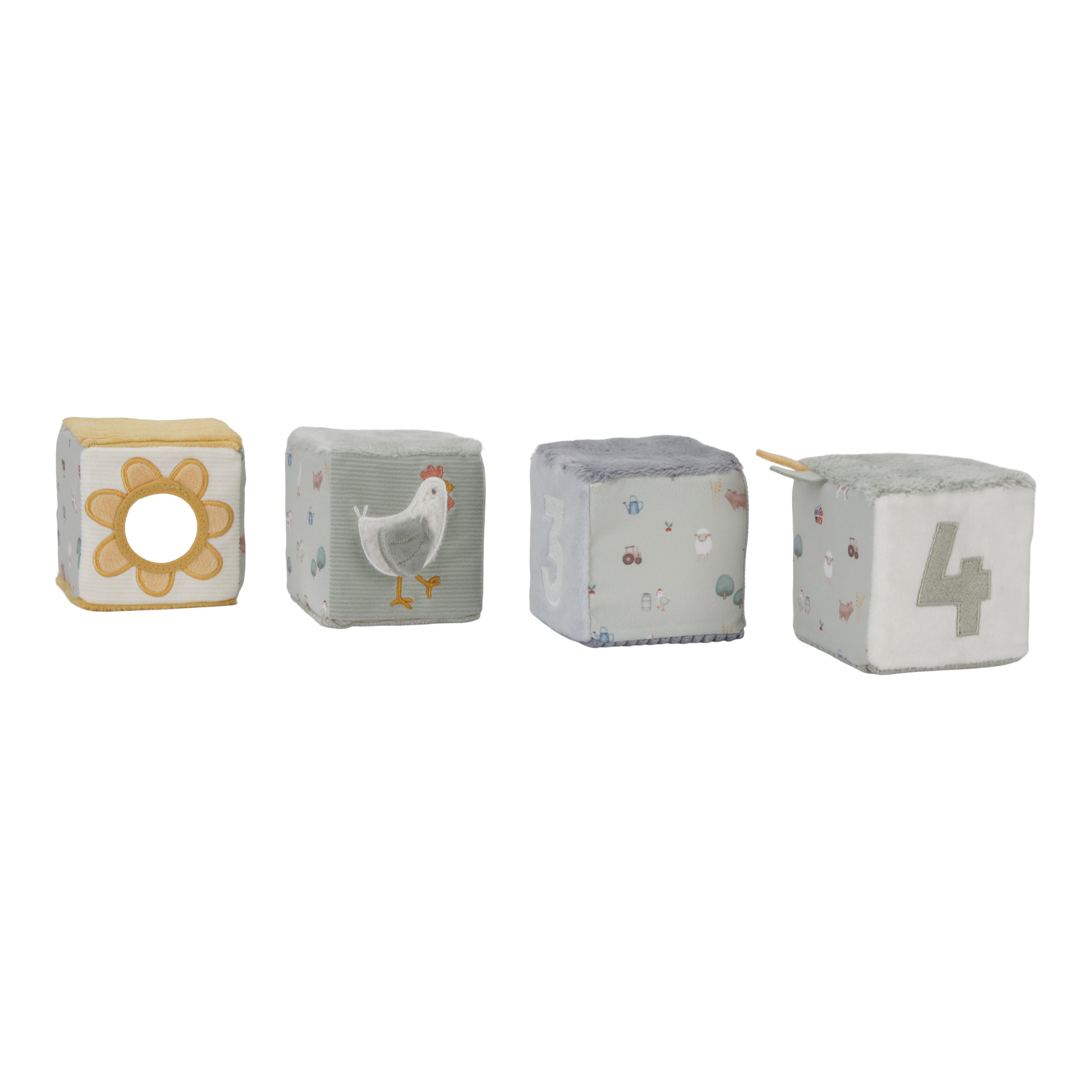 Soft Cubes Set - Little Farm