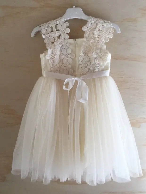 Layla Girls Ivory Tutu Dress