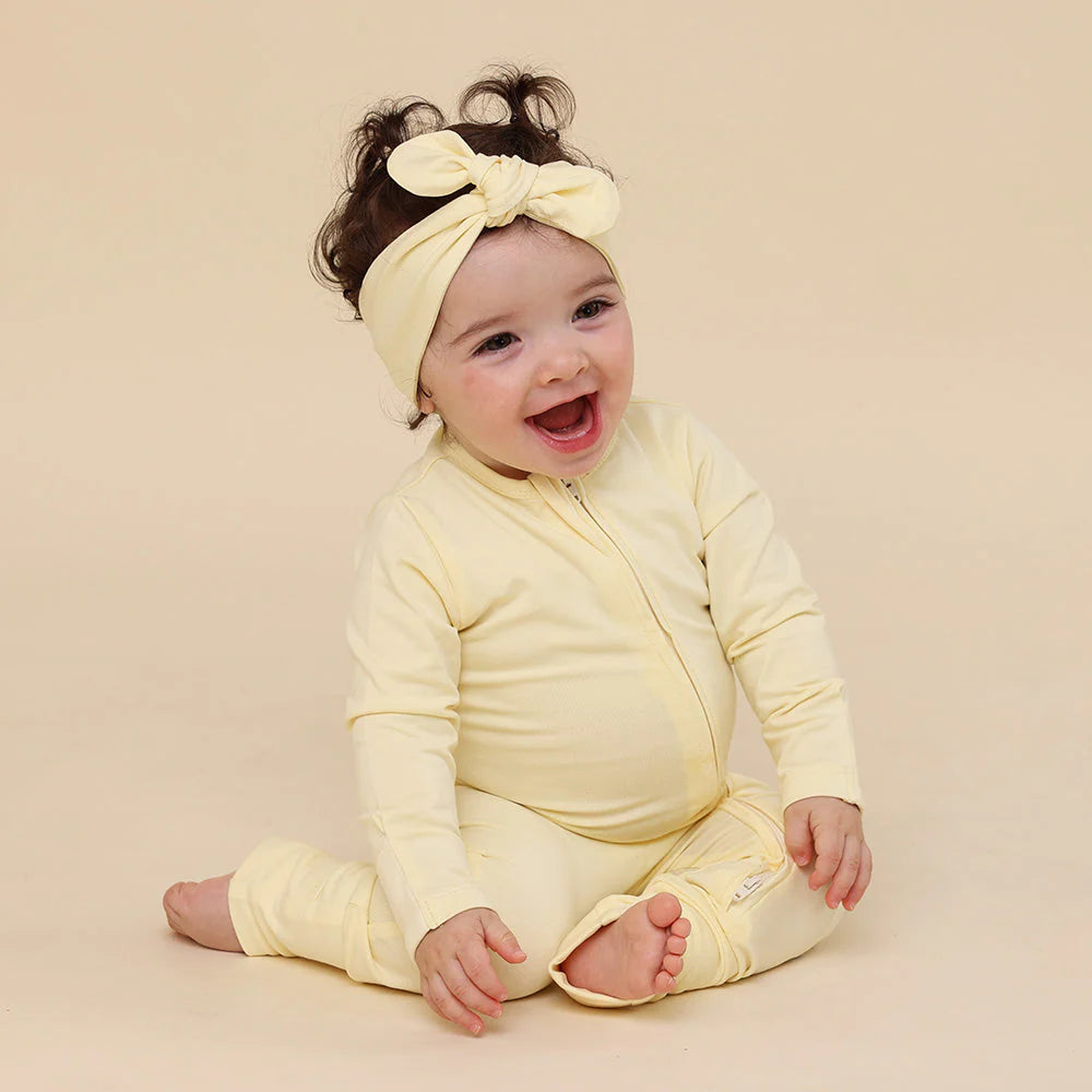 Organic Snugglesuit Convertible Romper in Mint or Lemon Sorbet