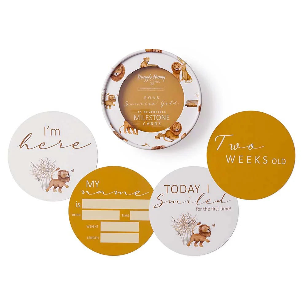 Snuggle Hunny Reversible Milestone Cards