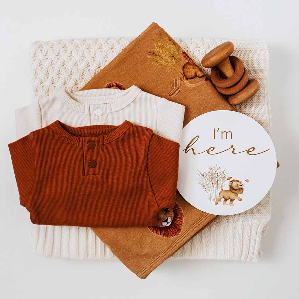 Snuggle Hunny Reversible Milestone Cards