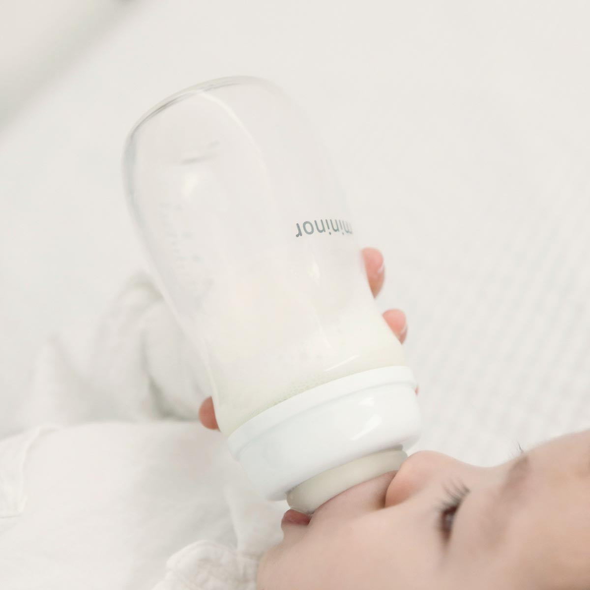 Mininor Baby Bottle Glass 240ml