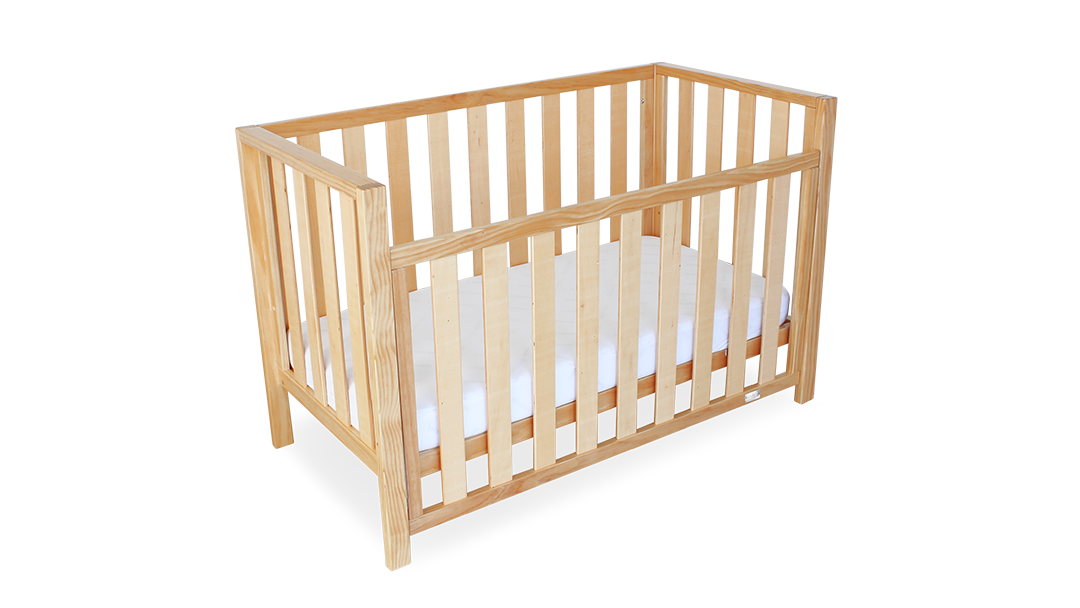 Babyhood Mali Compact Cot - Natural or White - available to order