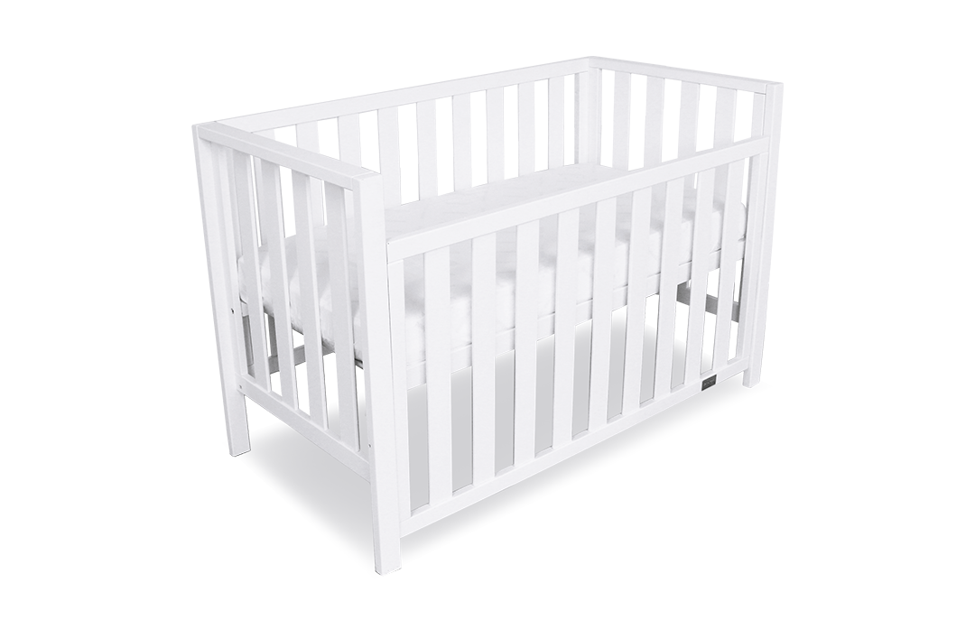 Babyhood Mali Compact Cot - Natural or White - available to order
