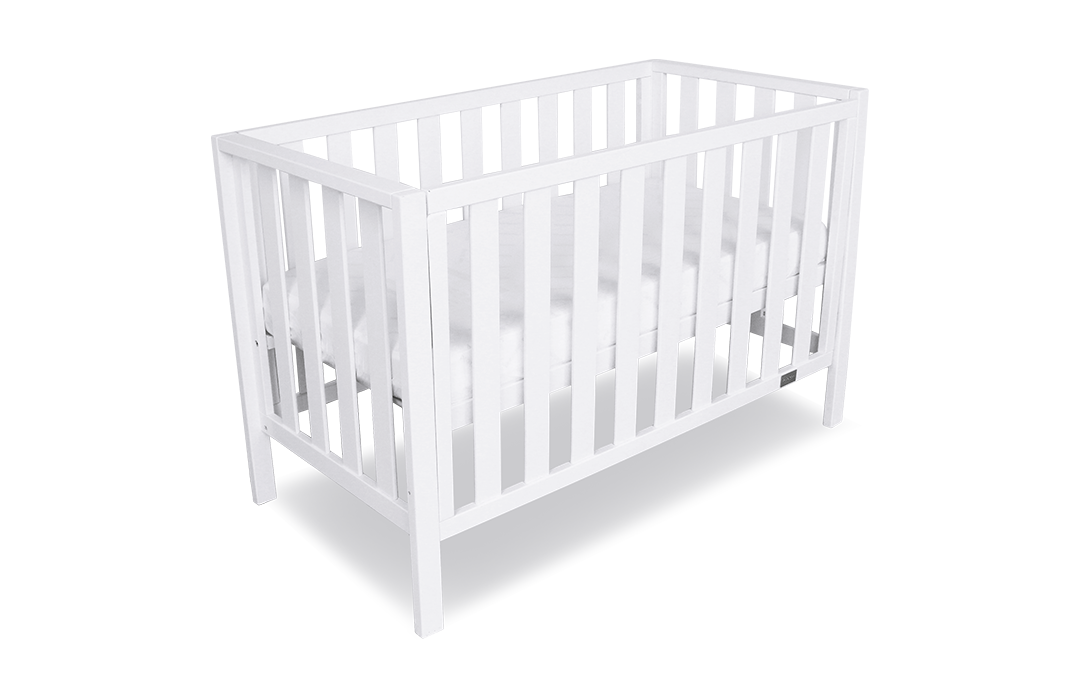 Babyhood Mali Compact Cot - Natural or White - available to order