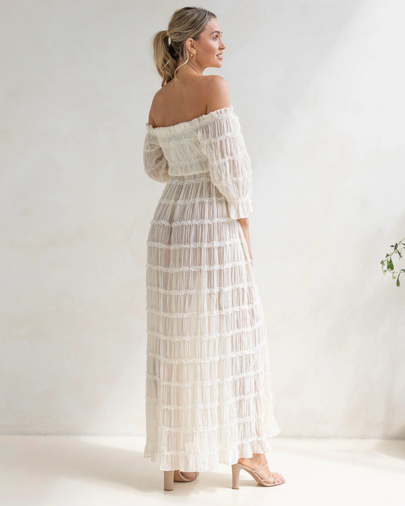 Mariana Sheer Maternity Photoshoot Dress