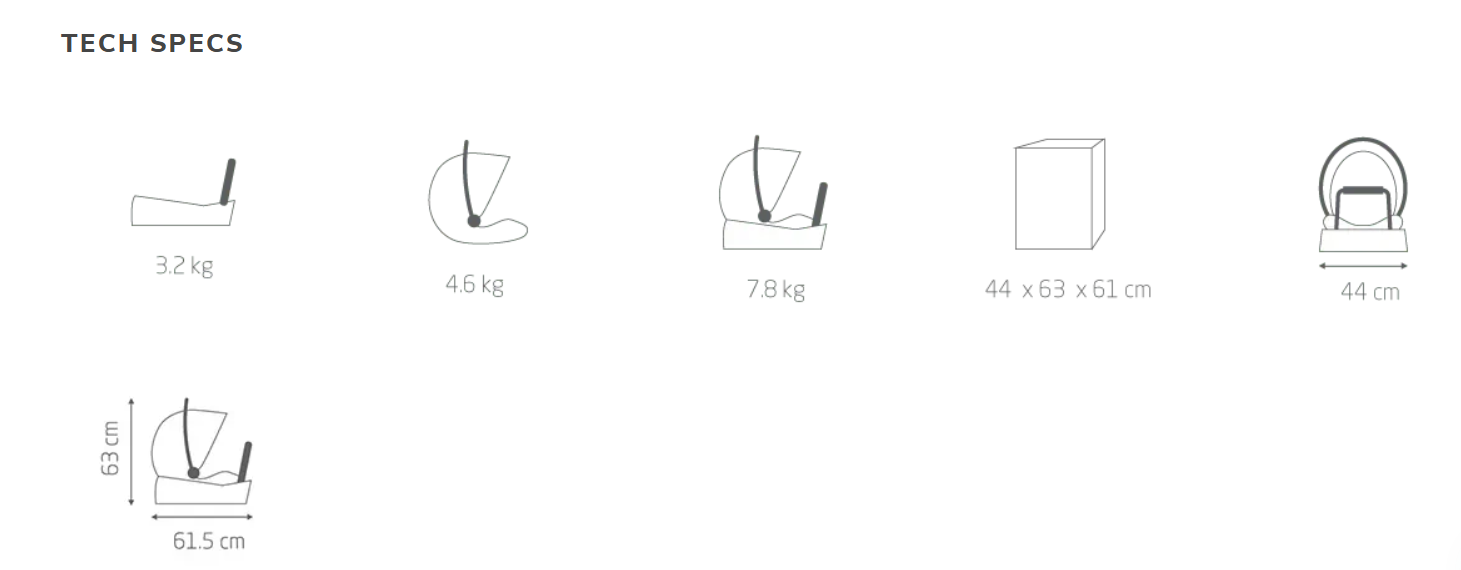 Maxi Cosi Mico Plus Onyx ISOFIX Baby Capsule