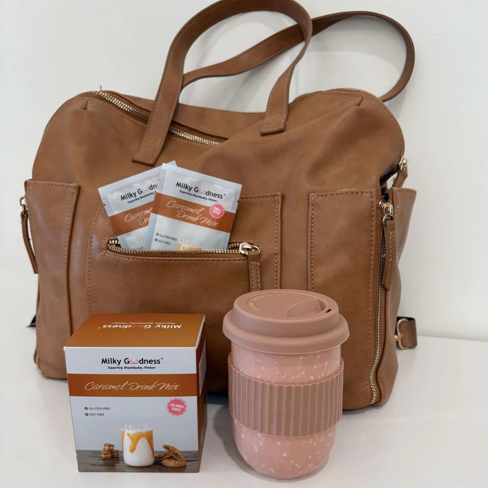 10x Single Serve Lactation Caramel Drink Mix