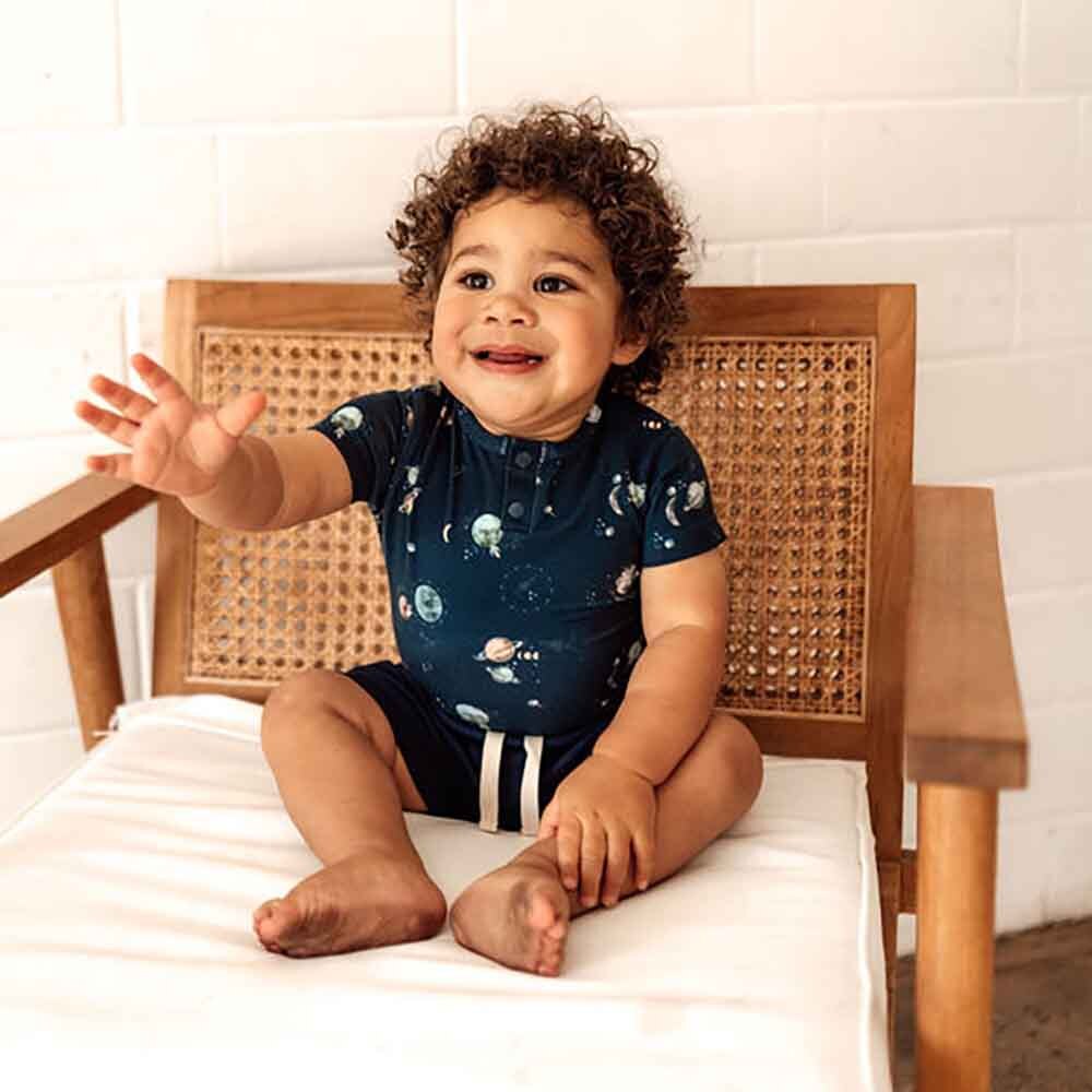 Organic Cotton Rib Shorts
