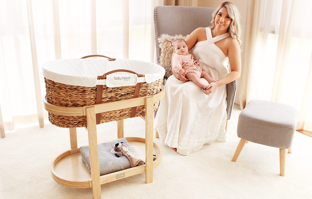 Babyhood Kaylula Moses Basket & Stand with Mattress - available to order