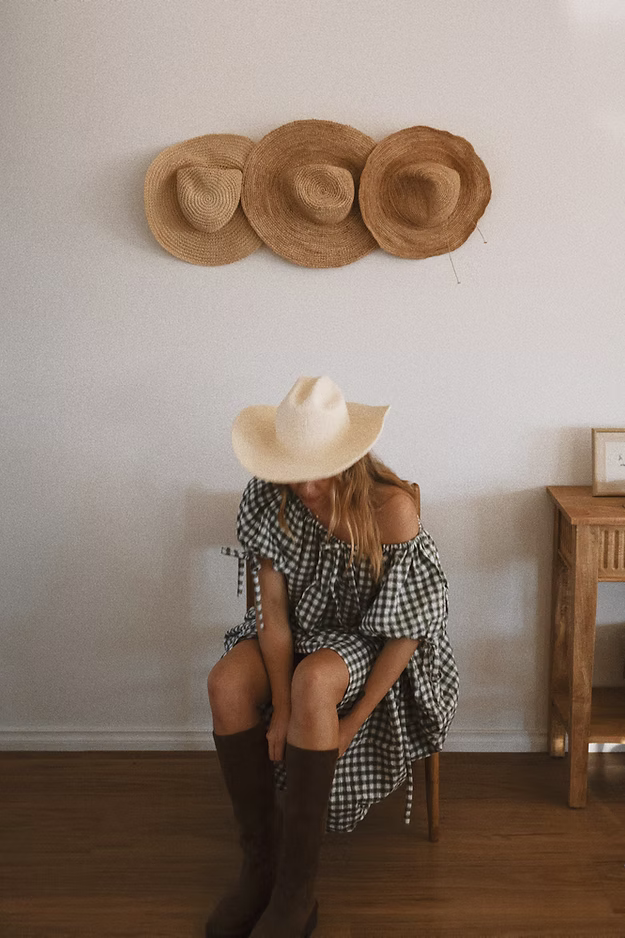 Mumma Maxi Dress - Forest Green Gingham