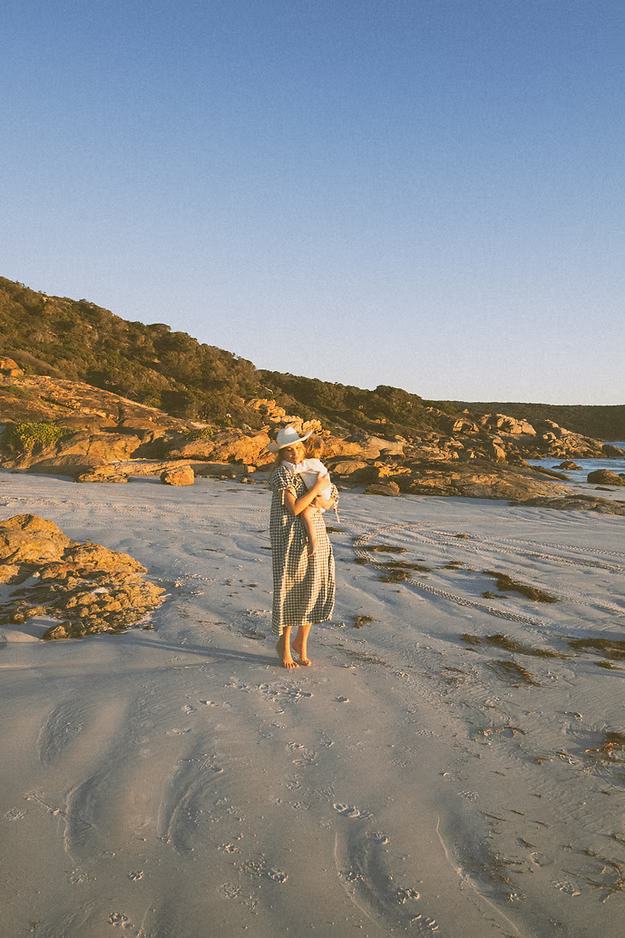 Mumma Maxi Dress - Forest Green Gingham