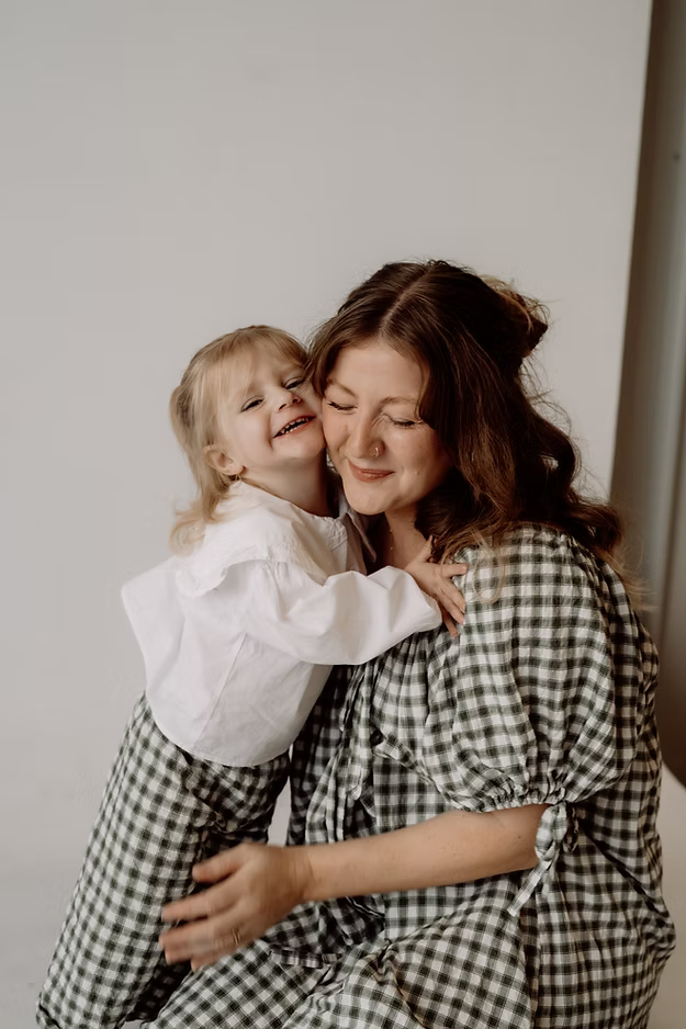 Mumma Maxi Dress - Forest Green Gingham