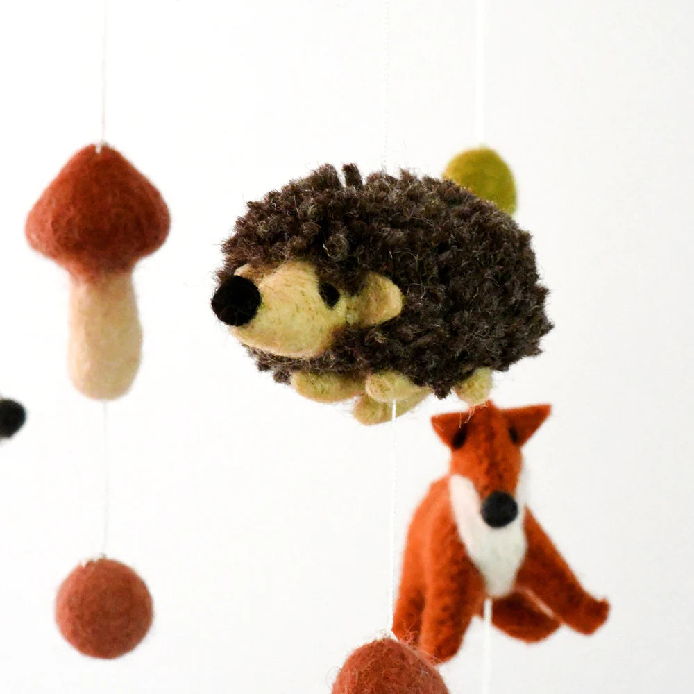 Nursery Cot & Ceiling Mobiles – Handmade Felt Designs