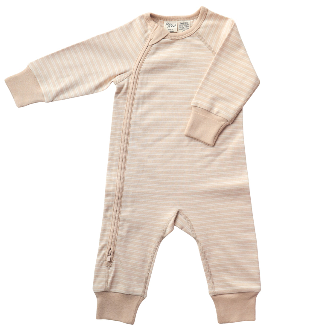Fibre for Good Organic Stripe Baby Romper