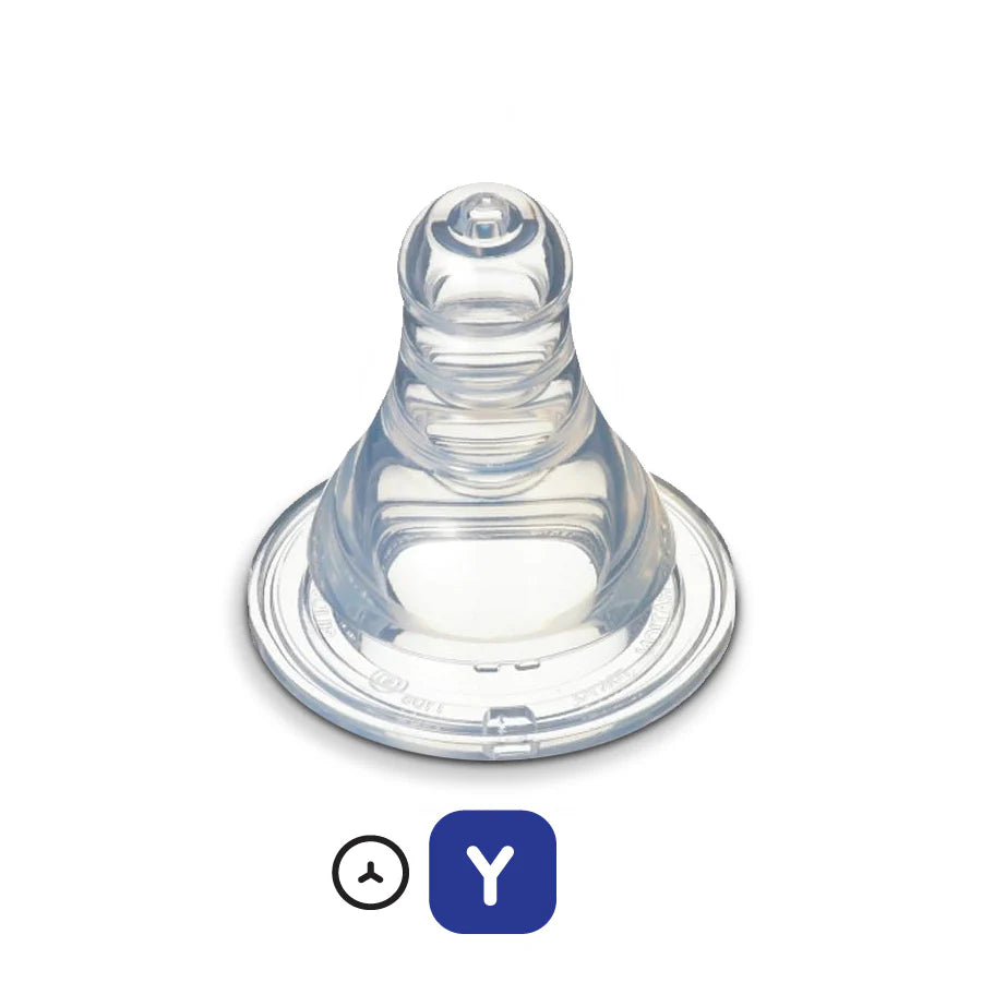 Flexible Peristaltic Teat Y 2pcs 6+ Months