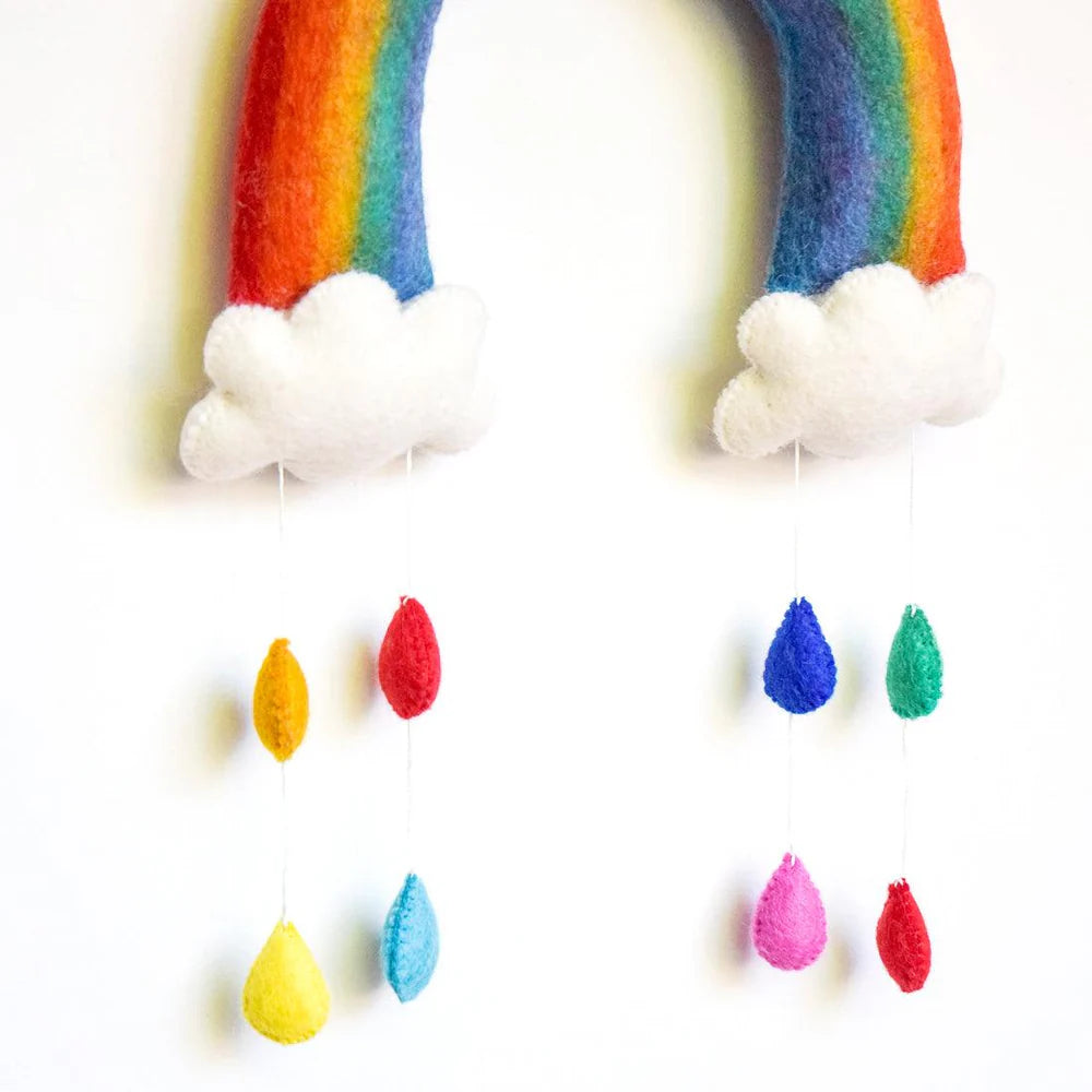 Nursery Cot & Ceiling Mobiles – Handmade Felt Designs