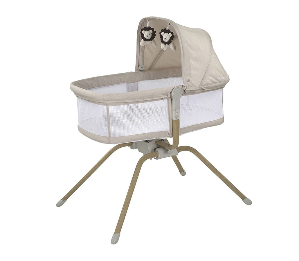 Babyhood Rocking Travel Bassinet - Beige or Light Grey - available to order
