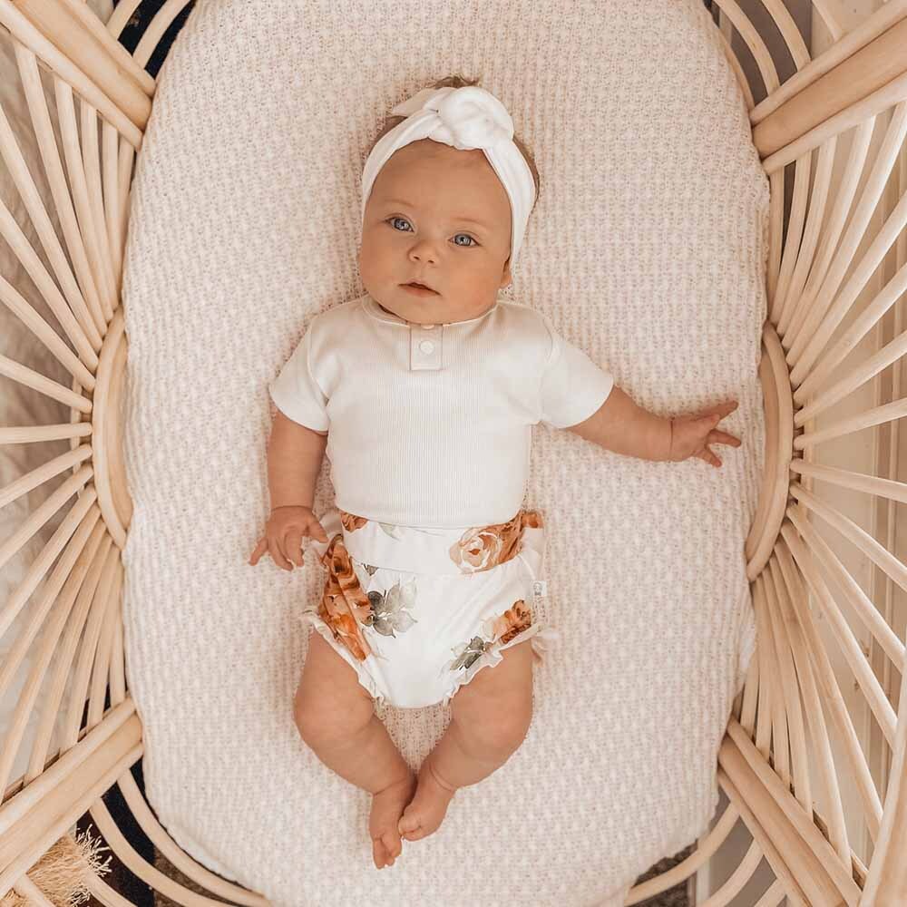 Organic Cotton Rib Bloomers