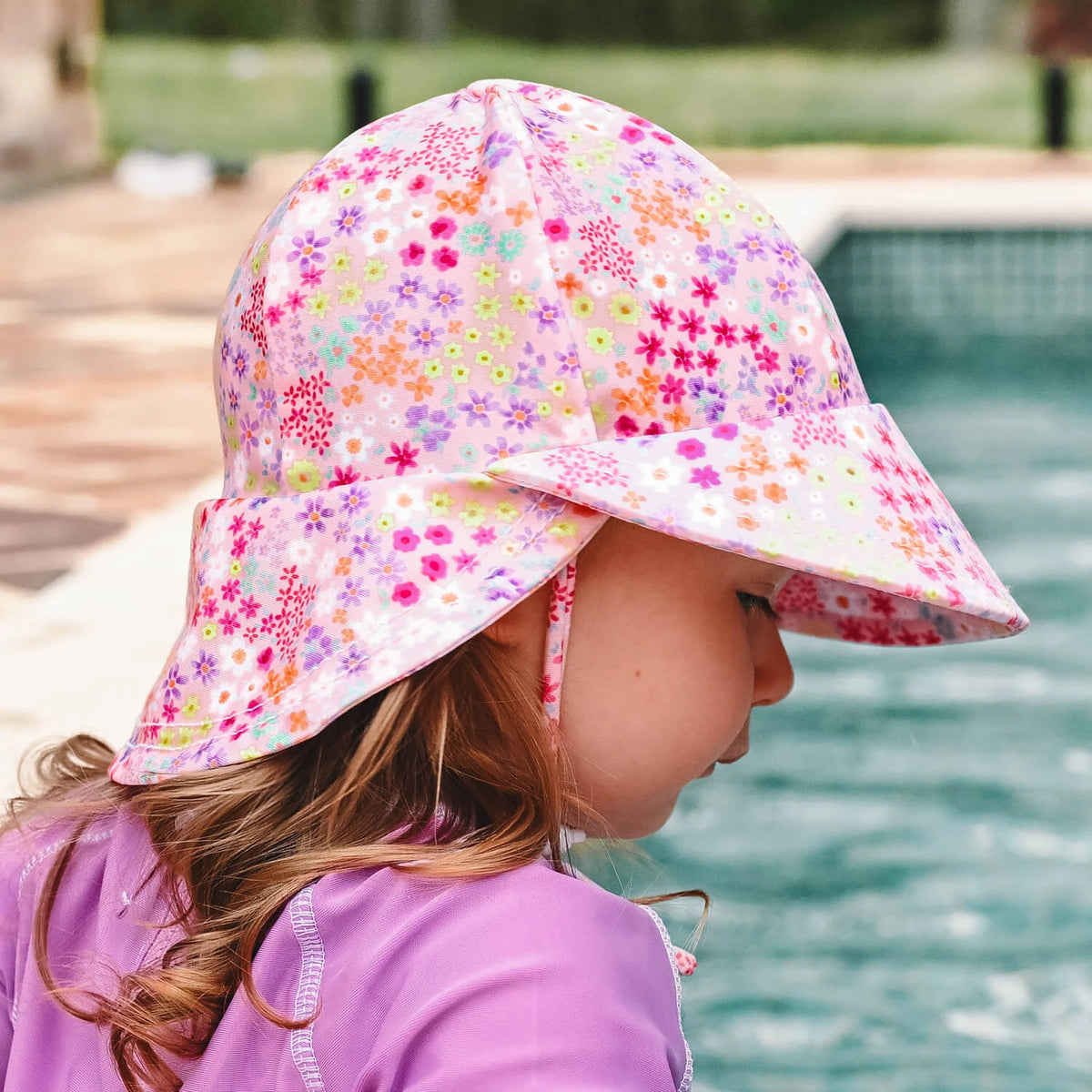 Swim Legionnaire Flap Beach Hat - Isla