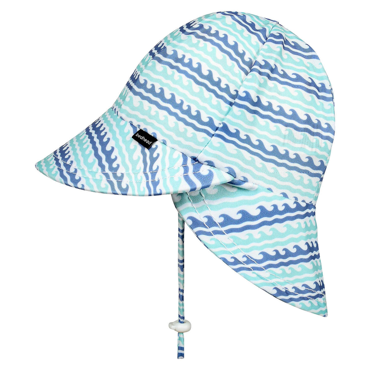 Swim Legionnaire Flap Beach Hat - Riptide