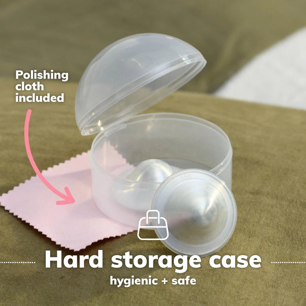 Silver Nipple Cups 2 Pack