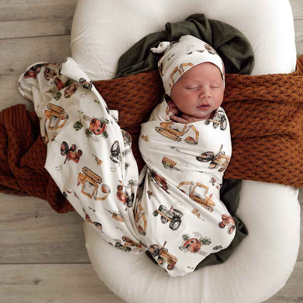 Stretch Cotton Baby Wrap set