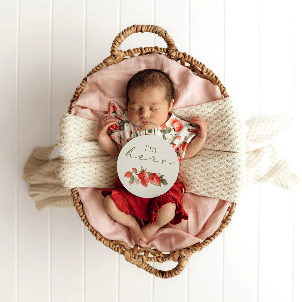 Snuggle Hunny Reversible Milestone Cards