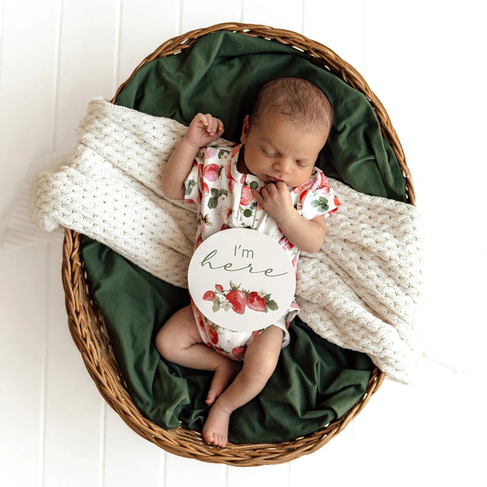Snuggle Hunny Reversible Milestone Cards