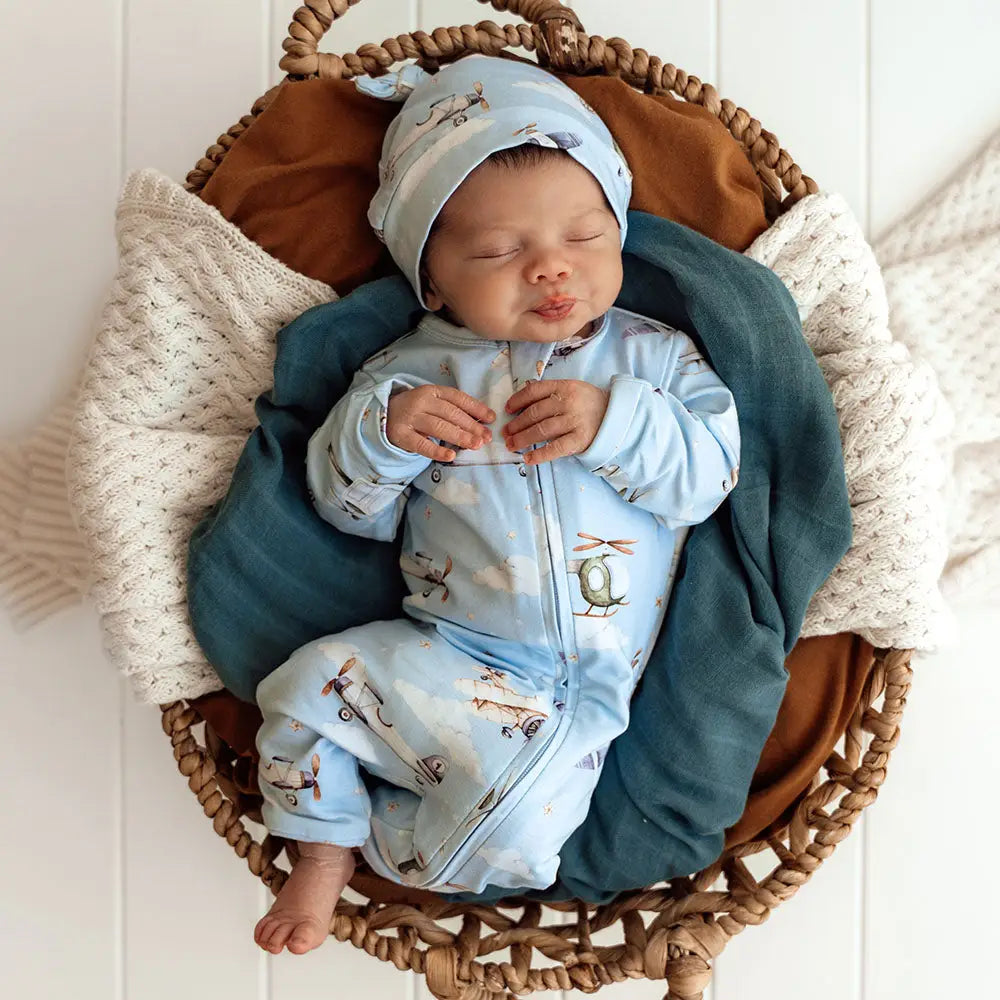 Taking Flight Organic Snugglesuit Convertible Romper