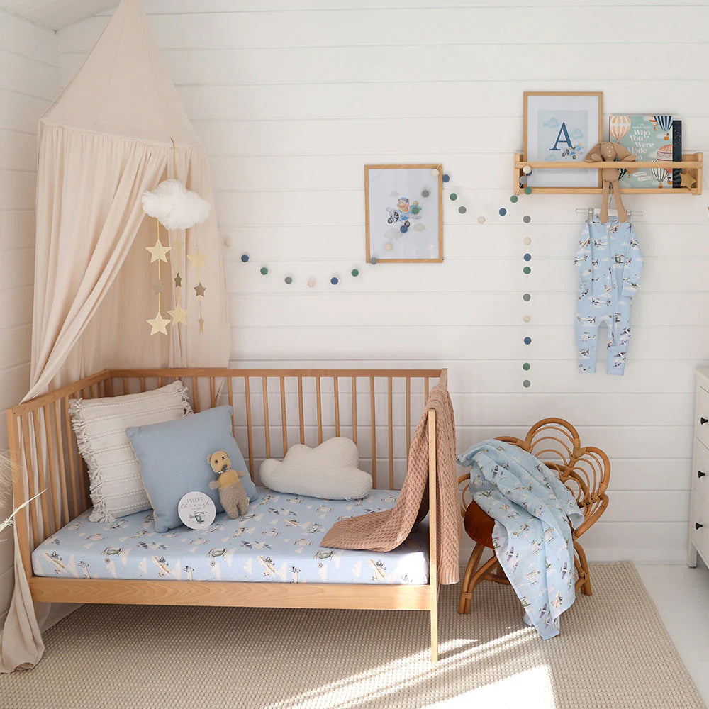 Organic Fitted Cot Sheet