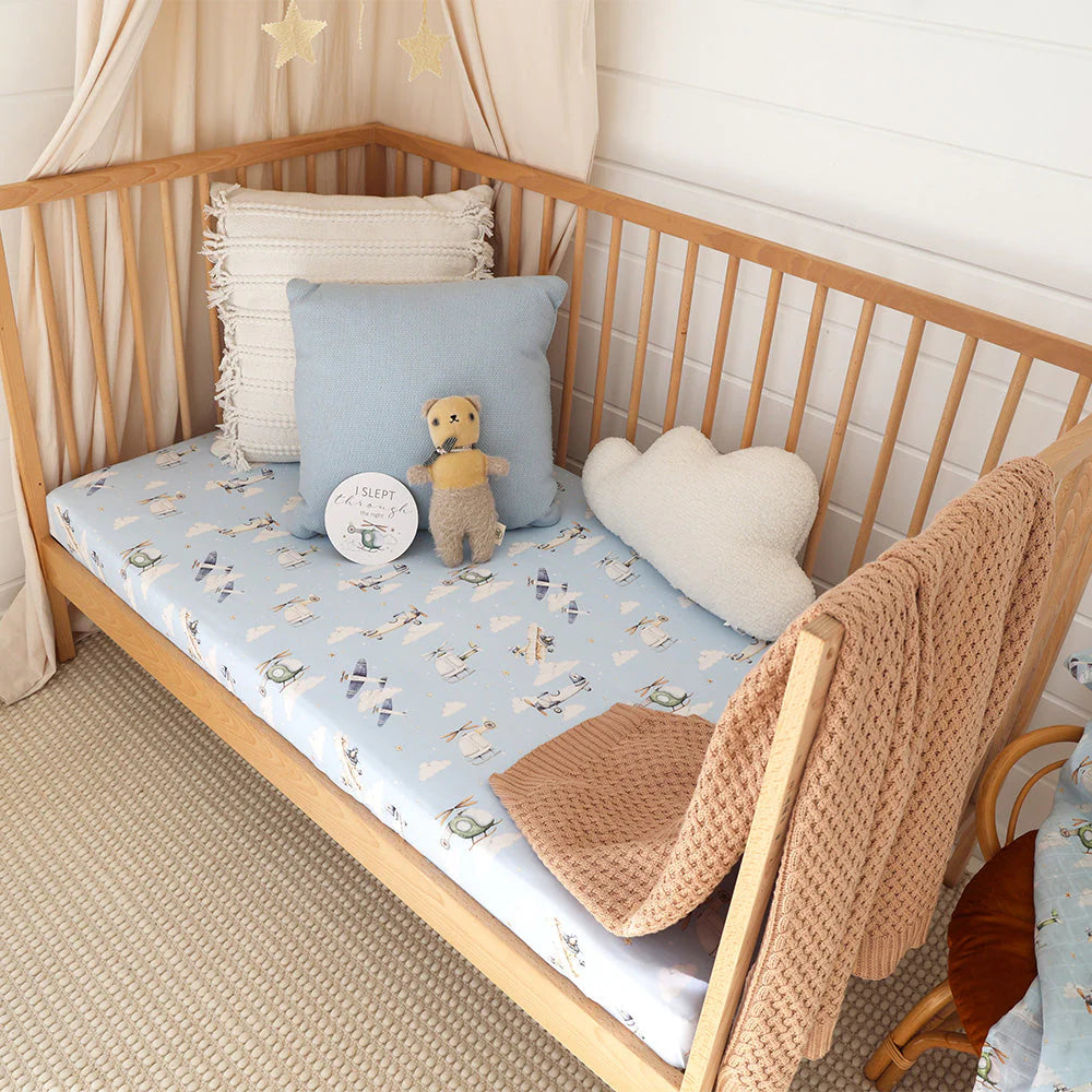 Organic Fitted Cot Sheet